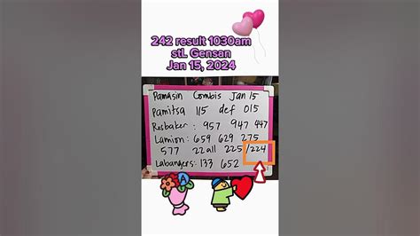 stl gensan result today 8pm